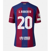 Barcelona Sergi Roberto #20 Domáci futbalový dres 2023-24 Krátky Rukáv